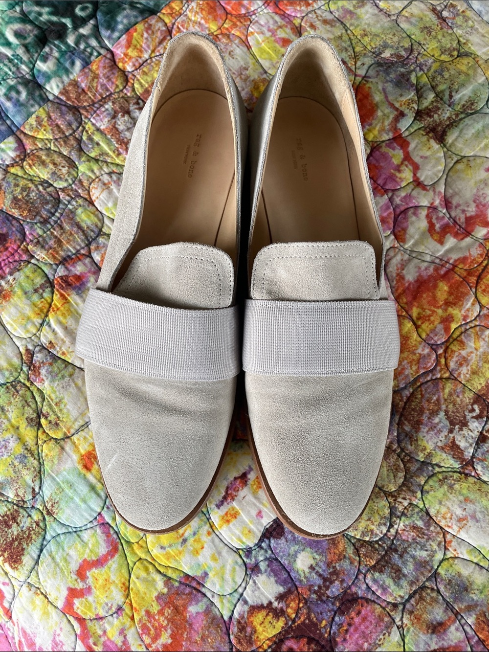 Rag & Bone Slip on suede loafers
